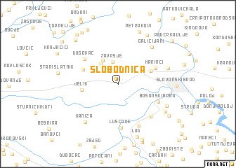 map of Slobodnica