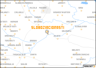 map of Slobozia-Ciorăşti