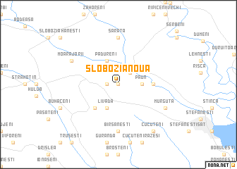 map of Slobozia Nouă