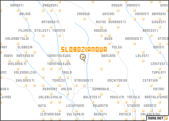 map of Slobozia Nouă