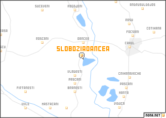 map of Slobozia-Oancea