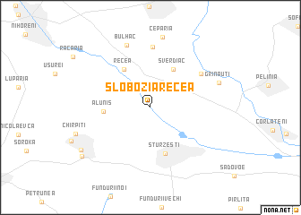 map of Slobozia-Recea