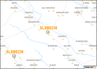 map of Slobozia