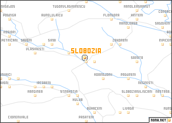 map of Slobozia