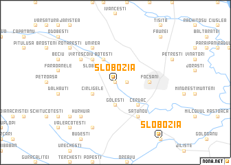 map of Slobozia