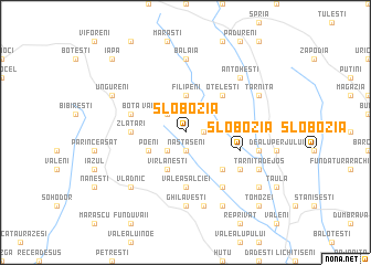 map of Slobozia