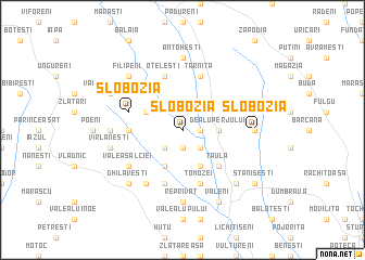 map of Slobozia