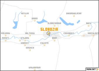 map of Slobozia