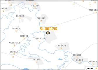 map of Slobozia