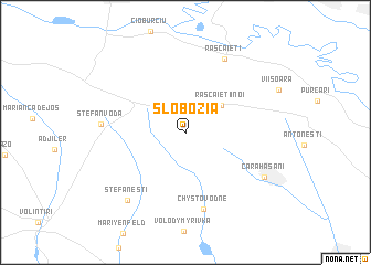 map of Slobozia