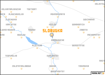 map of Slobudka