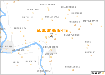 map of Slocum Heights