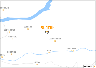 map of Slocum