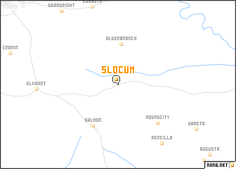 map of Slocum