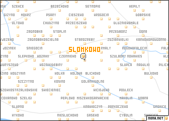 map of Słomkowo