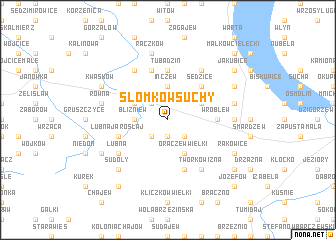 map of Słomków Suchy