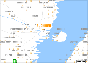 map of Slommen