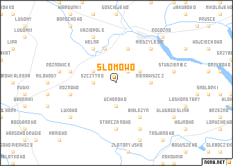 map of Słomowo