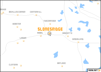 map of Slones Ridge