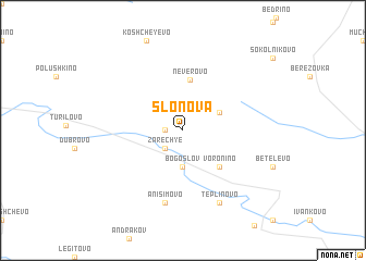 map of Slonova