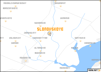 map of Slonovskoye