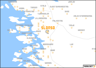 map of Slönsö