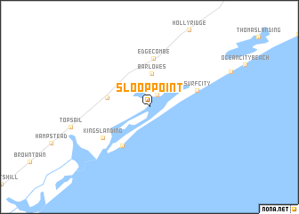 map of Sloop Point