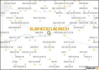 map of Słopiec Szlachecki