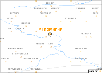 map of Slopishche