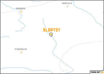 map of Sloptsy