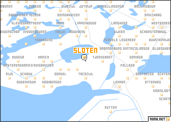 map of Sloten