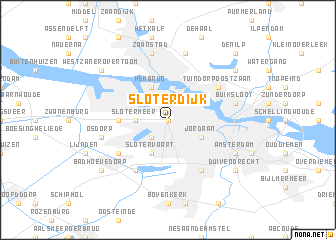 map of Sloterdijk