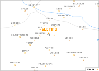 map of Slotino