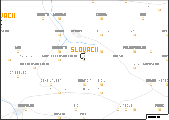 map of Slovacii