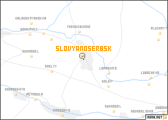 map of Slov”yanoserbsʼk