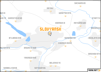 map of Slov”yansʼk