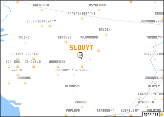 map of Slovyt\