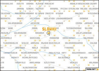 map of Słowiki