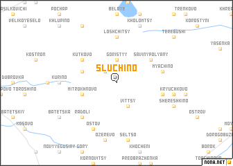 map of Sluchino