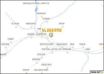 map of Sluderno