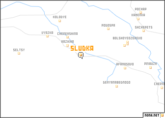 map of Sludka