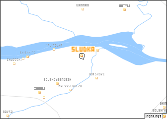 map of Sludka