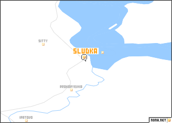 map of Sludka