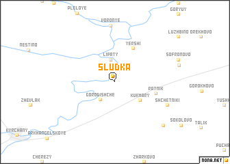 map of Sludka