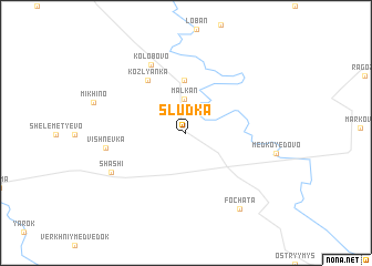 map of Sludka