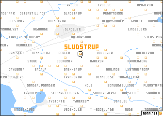 map of Sludstrup