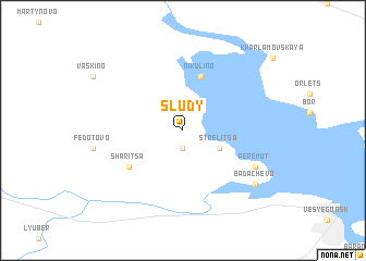 map of Sludy