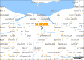 map of Sluiskil