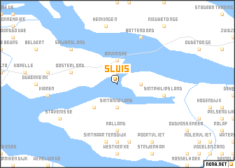map of Sluis
