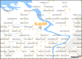 map of Sluizen